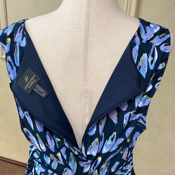 Adrianna Papell Fluttering Botany Print Fit and Flare Dress size 18W - Picture 8 of 9
